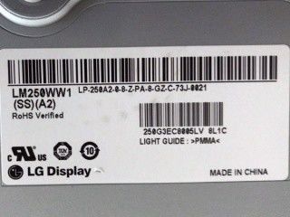 20.0&quot; 250cd/M2 NTSC Industrial Lcd Panel CSHD 111PPI LM250WW1-SSA2